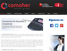 Tablet Screenshot of camaher.com